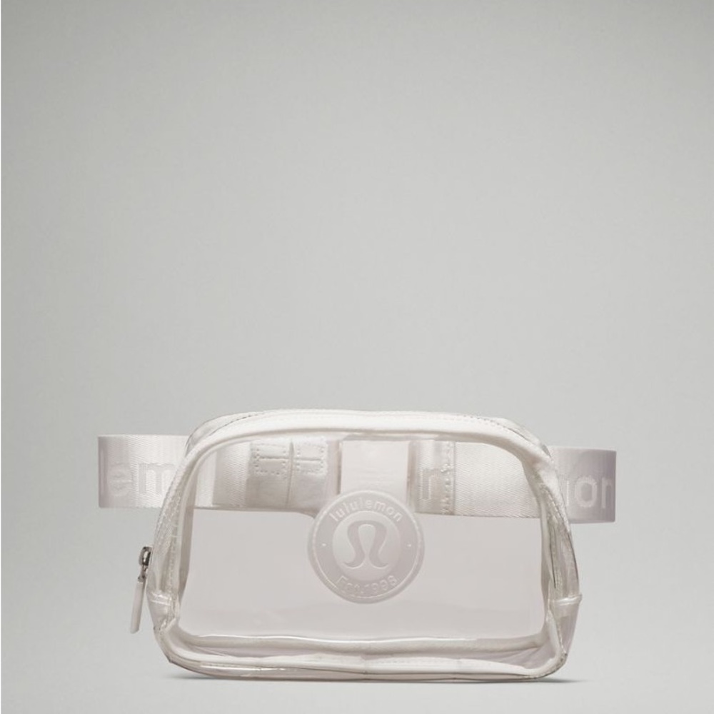 Lululemon Clear Belt Bag White